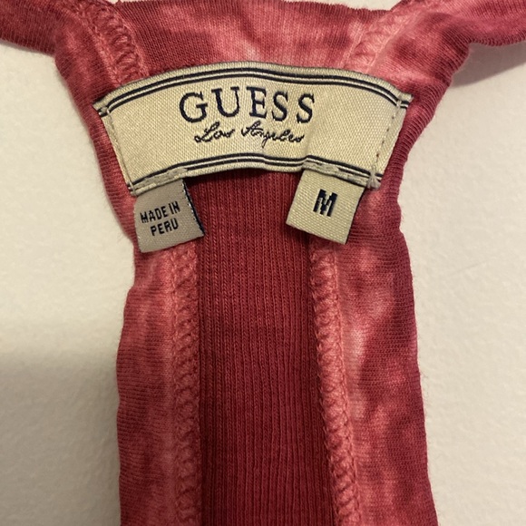 Guess Women's Burgundy/Pink Sleeveless Top - Picture 2 of 4